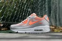 nike air max 90 gs cuir de porc serie orange 36-39